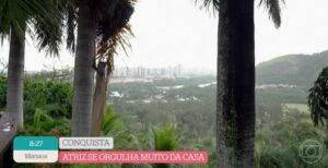 Vista de tirar o fôlego da mansão da estrela da Globo (Foto: Reprodução / Globo)