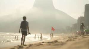 Praias da Zona Sul do Rio de Janeiro com bandeira vermelha em onda de calor (Imagem de arquivo) (Foto: Reprodução / TV Globo)